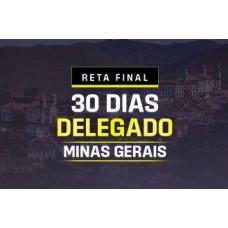 RETA FINAL 30 DIAS - DELEGADO MINAS GERAIS (DEDICAÇÃO DELTA 2024) PC MG